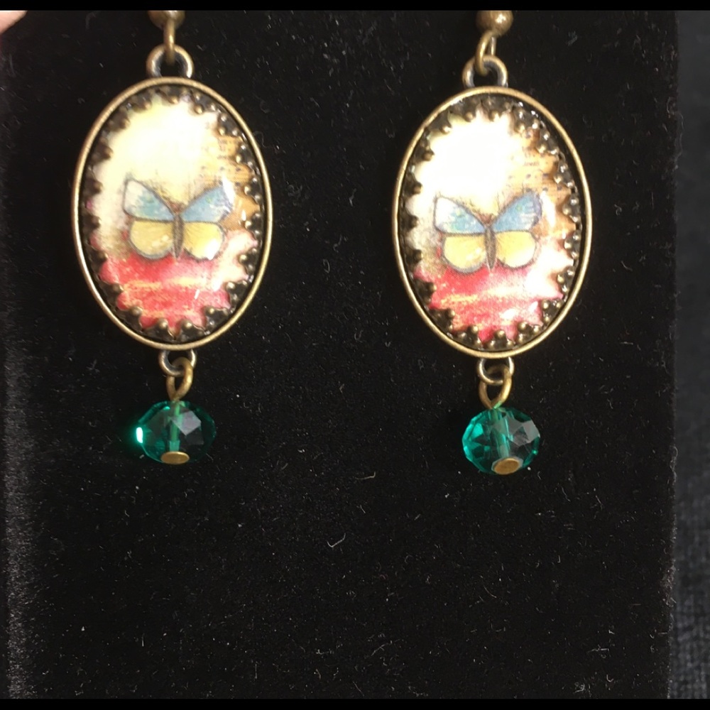 Kelly Rae Roberts Butterfly Earrings
